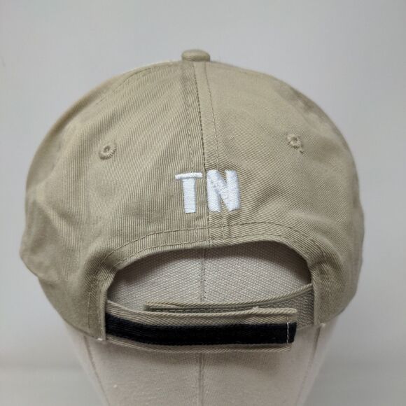Pidgeon Forge Tennessee Strapback Hat Tan OS Adjustable Embroidered Bio-Domes - Picture 5 of 7